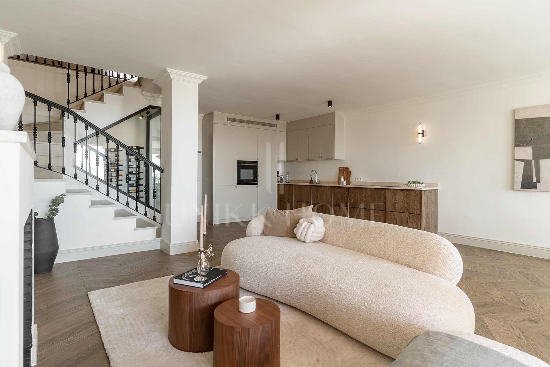 A Scandinavian style 4 bed townhouse with panoramic sea views
