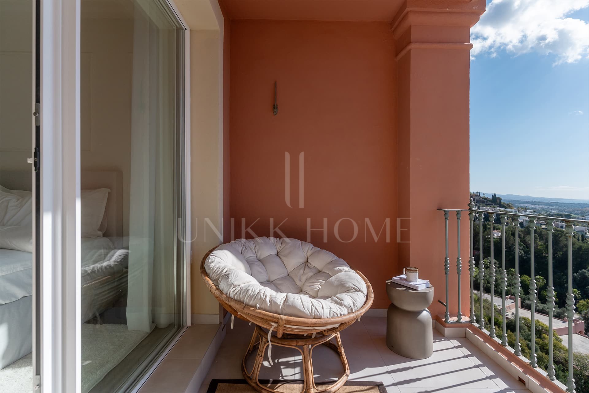 A Scandinavian style 4 bed townhouse with panoramic sea views