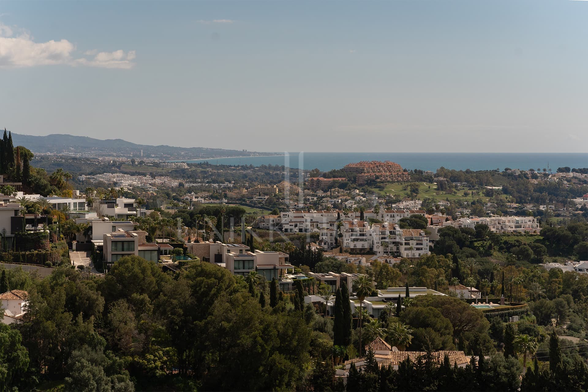 A Scandinavian style 4 bed townhouse with panoramic sea views