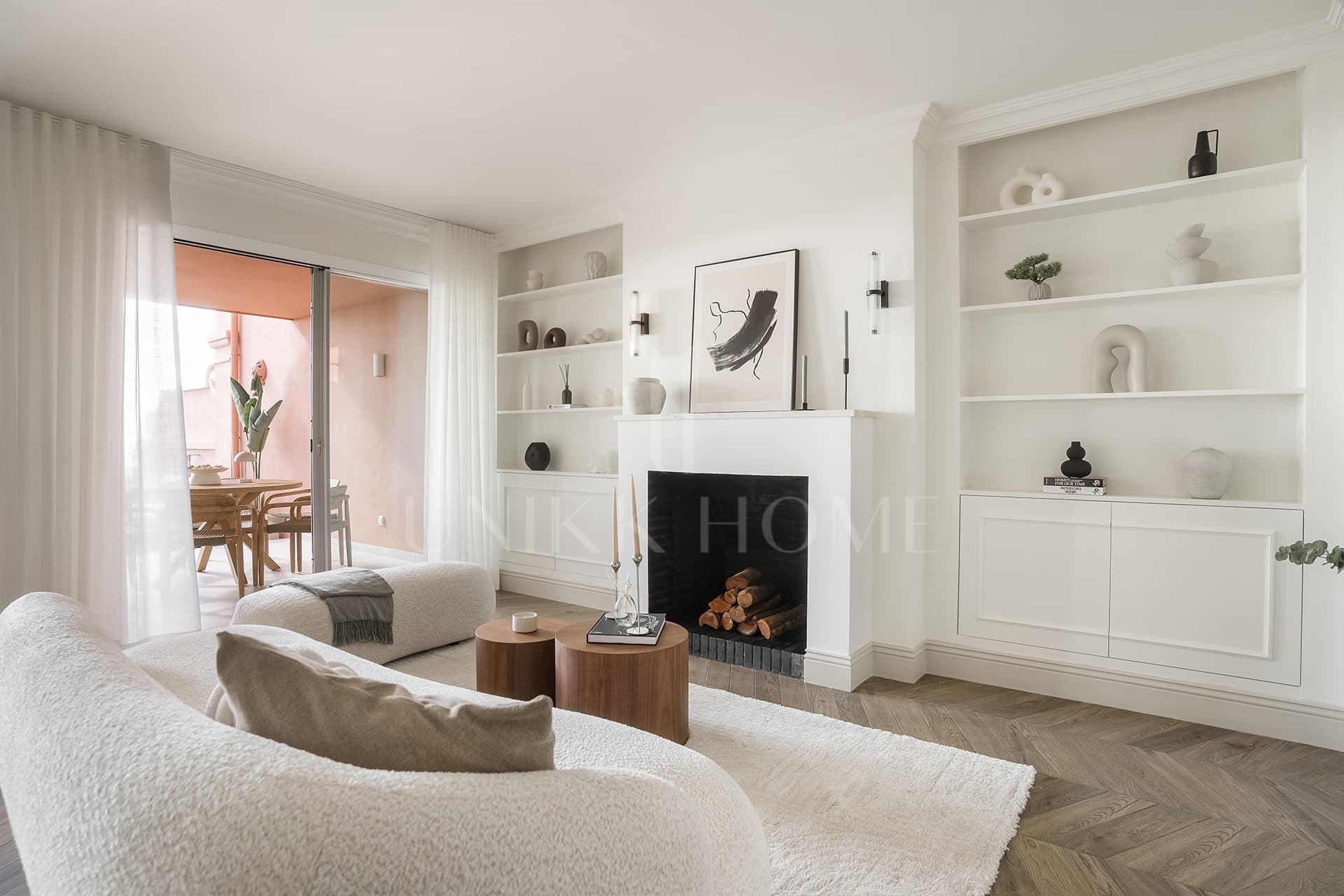 A Scandinavian style 4 bed townhouse with panoramic sea views