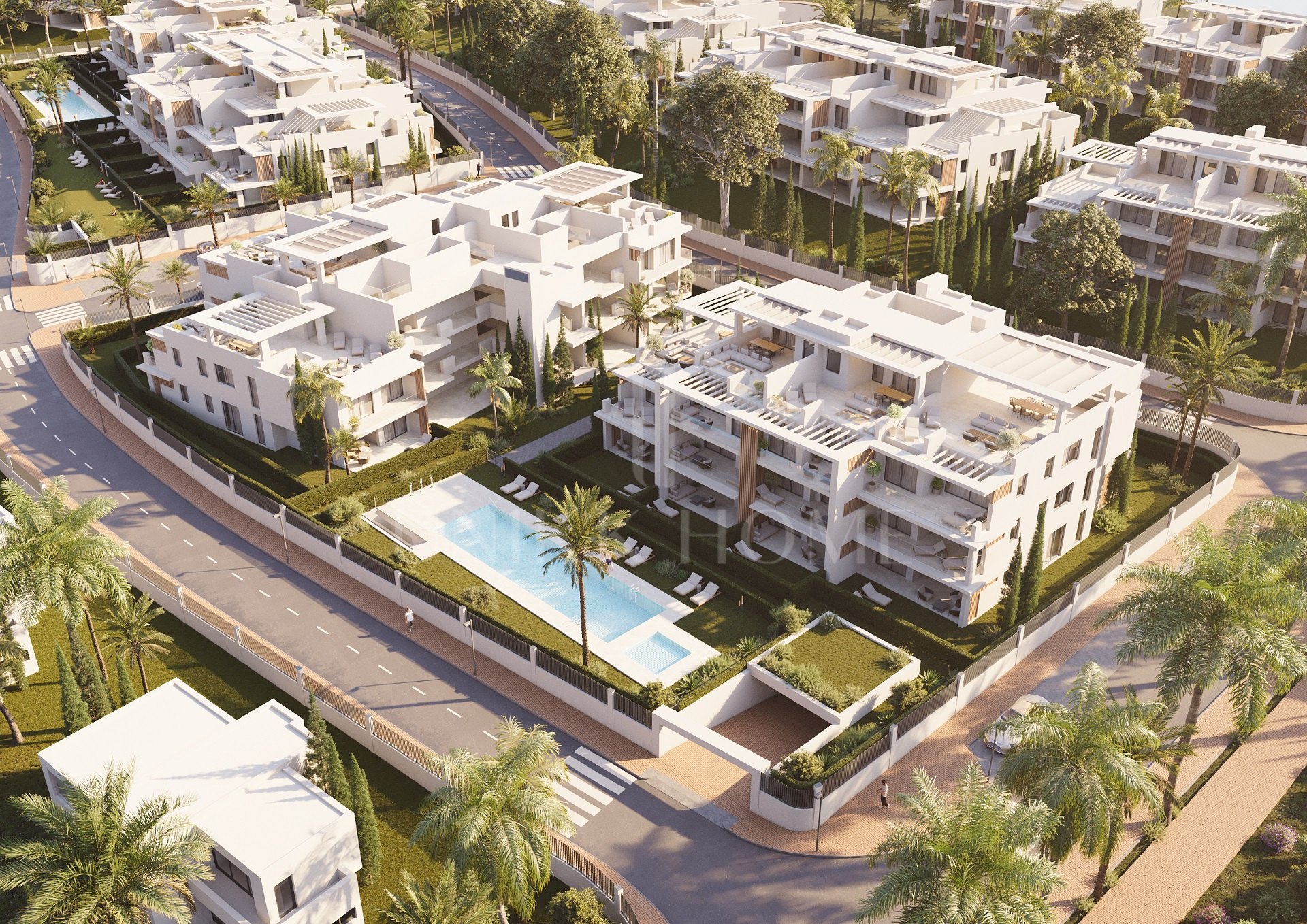 Exclusivos apartamentos con vistas al mar en la prestigiosa Nueva Milla de Oro de Estepona