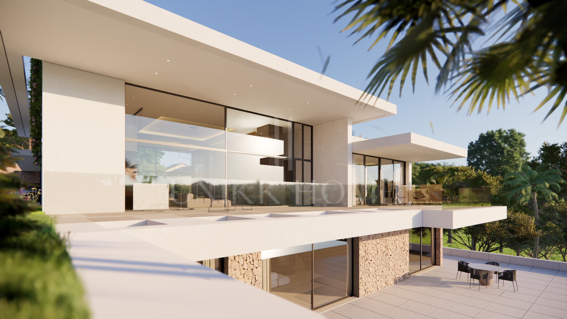 Modern villa with panoramic sea and mountain views in Las Lomas de La Quinta