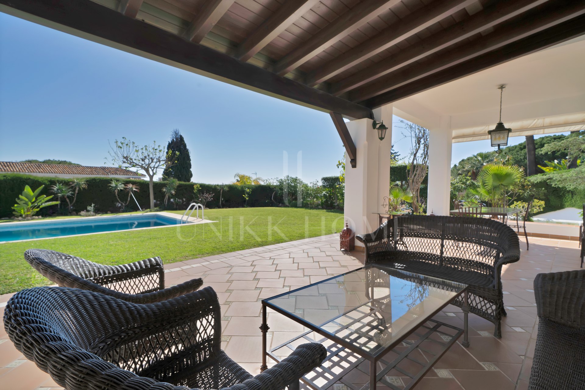 New to the market, Exclusivity: Detached Villa for Sale in Nueva Andalucía, Marbella – Prime Location with Sea Views