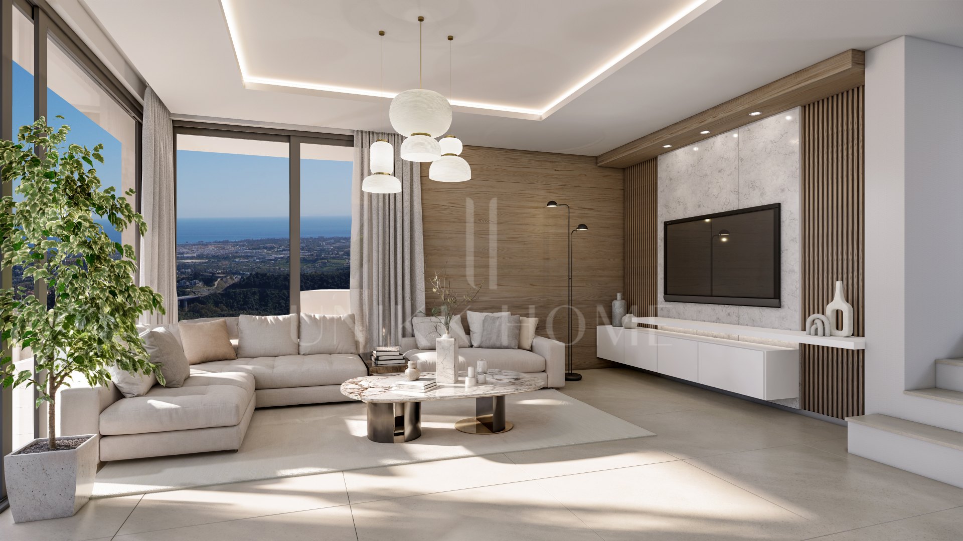 Exclusiva Villa en Real de La Quinta con vistas al lago y al mar.
