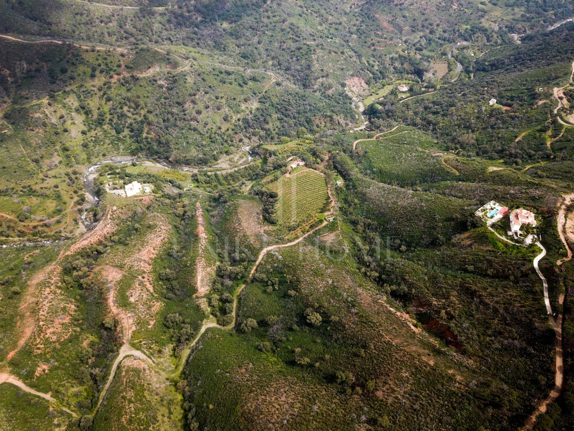 Exclusiva finca rústica en Estepona – 59 hectáreas de privacidad, naturaleza y alto potencial de inversión.
