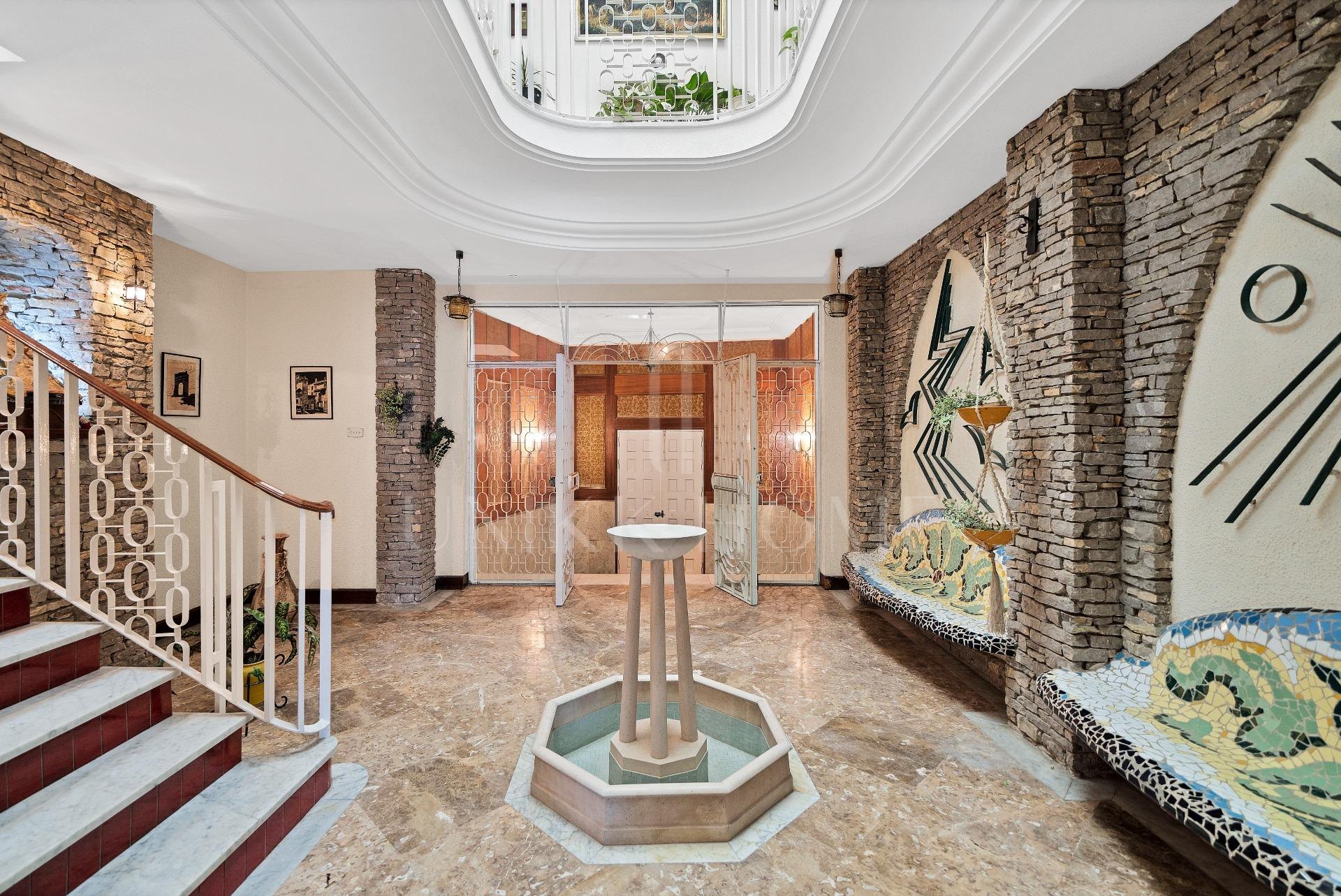 HOUSE IN THE HISTORIC CENTER OF TARIFA ON THE MEDIEVAL WALL.