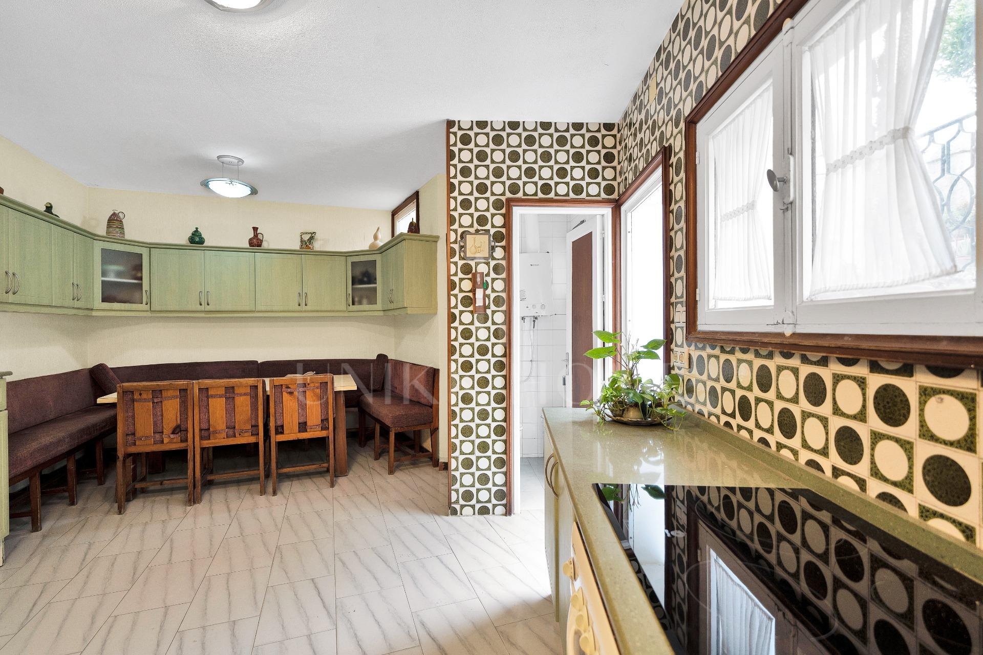HOUSE IN THE HISTORIC CENTER OF TARIFA ON THE MEDIEVAL WALL.