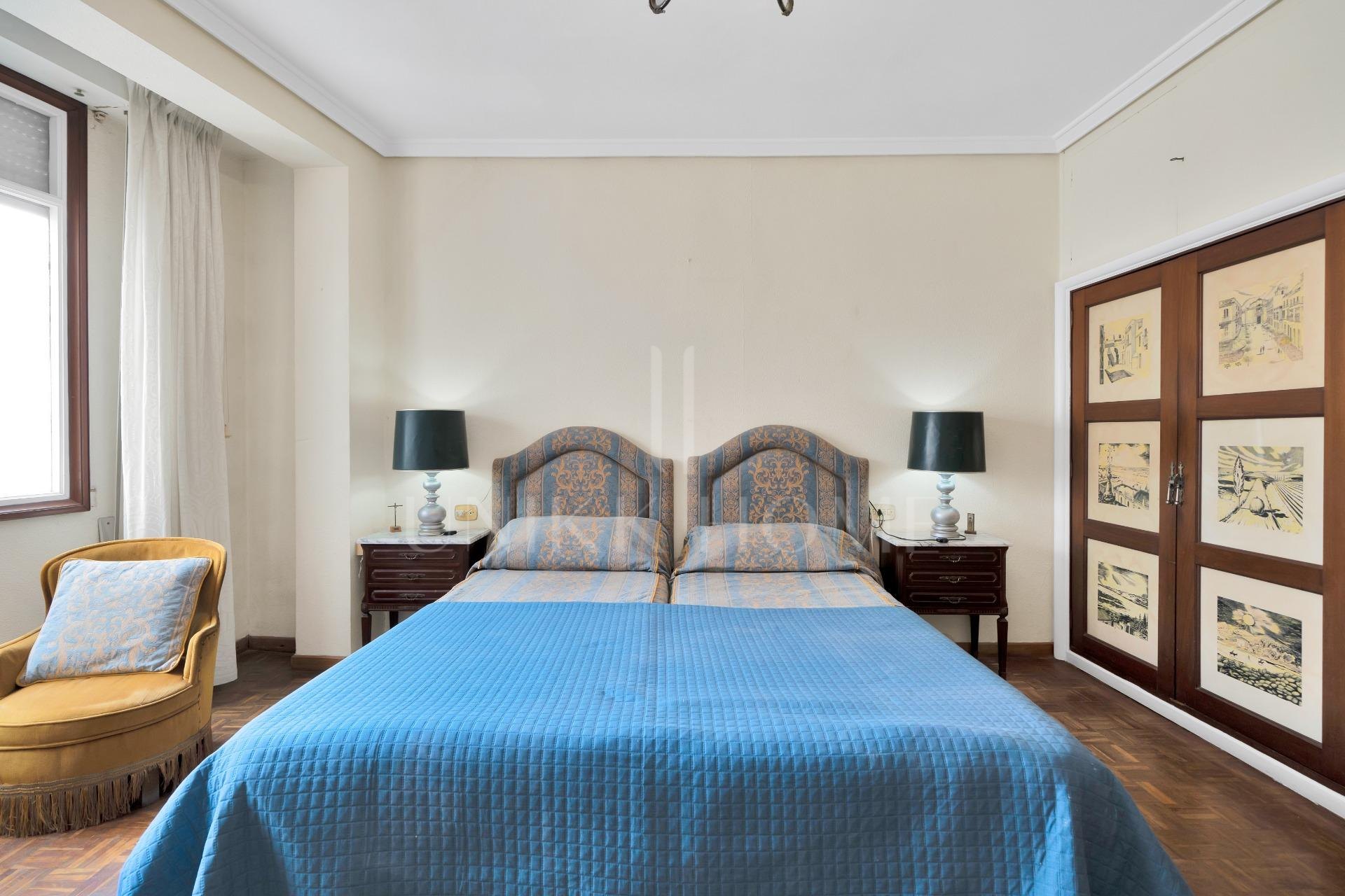 HOUSE IN THE HISTORIC CENTER OF TARIFA ON THE MEDIEVAL WALL.