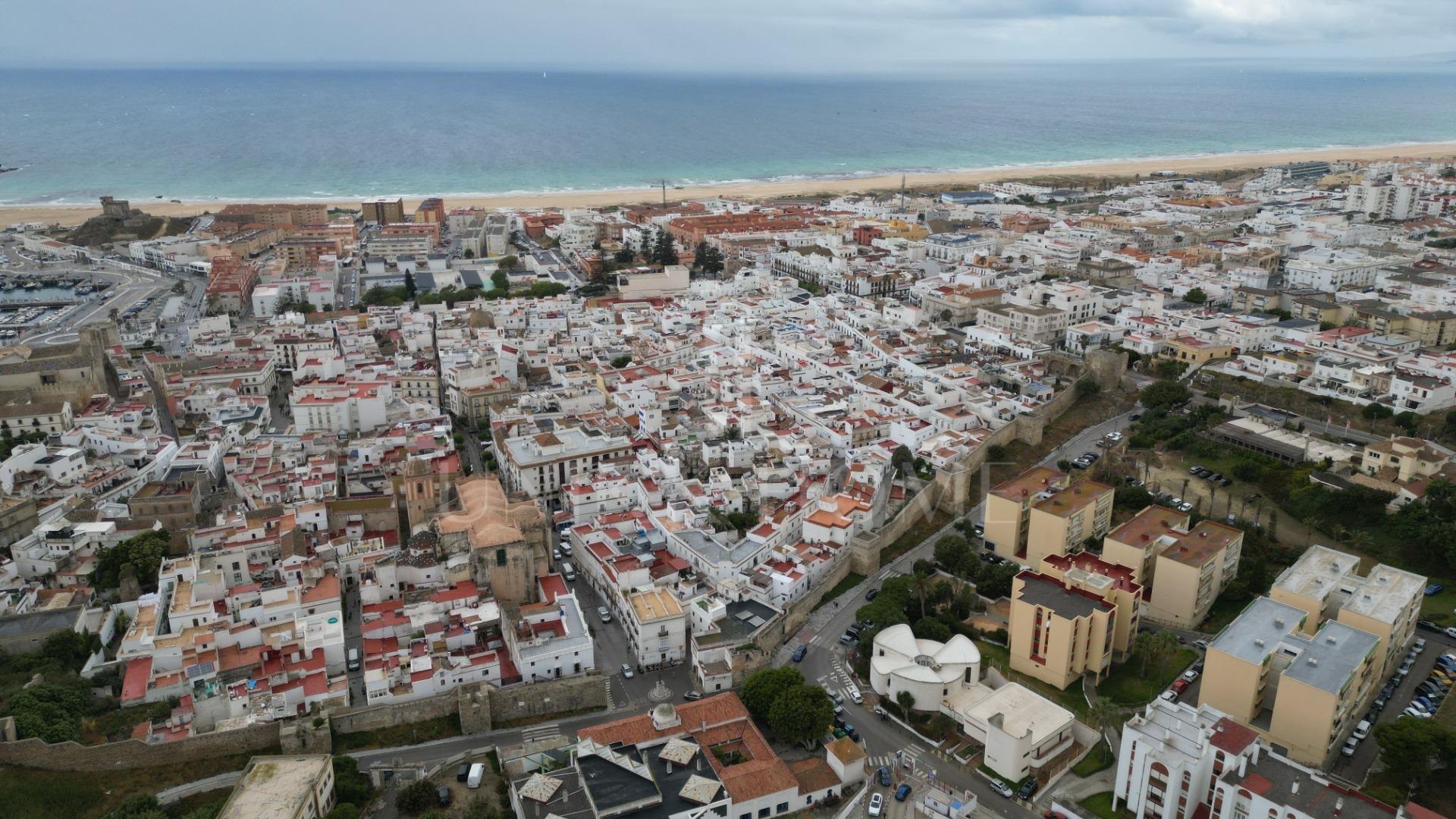 HOUSE IN THE HISTORIC CENTER OF TARIFA ON THE MEDIEVAL WALL.