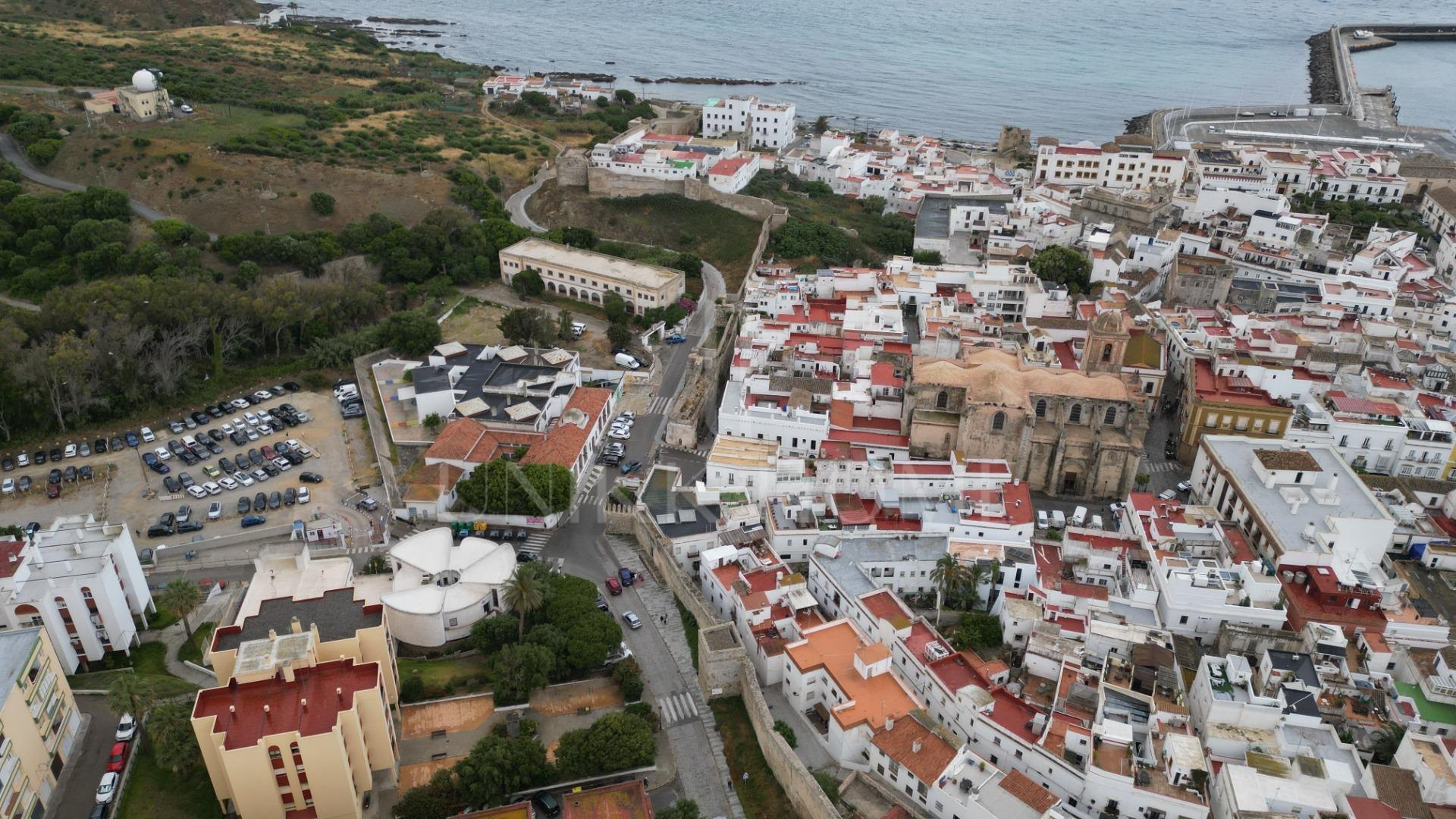 HOUSE IN THE HISTORIC CENTER OF TARIFA ON THE MEDIEVAL WALL.