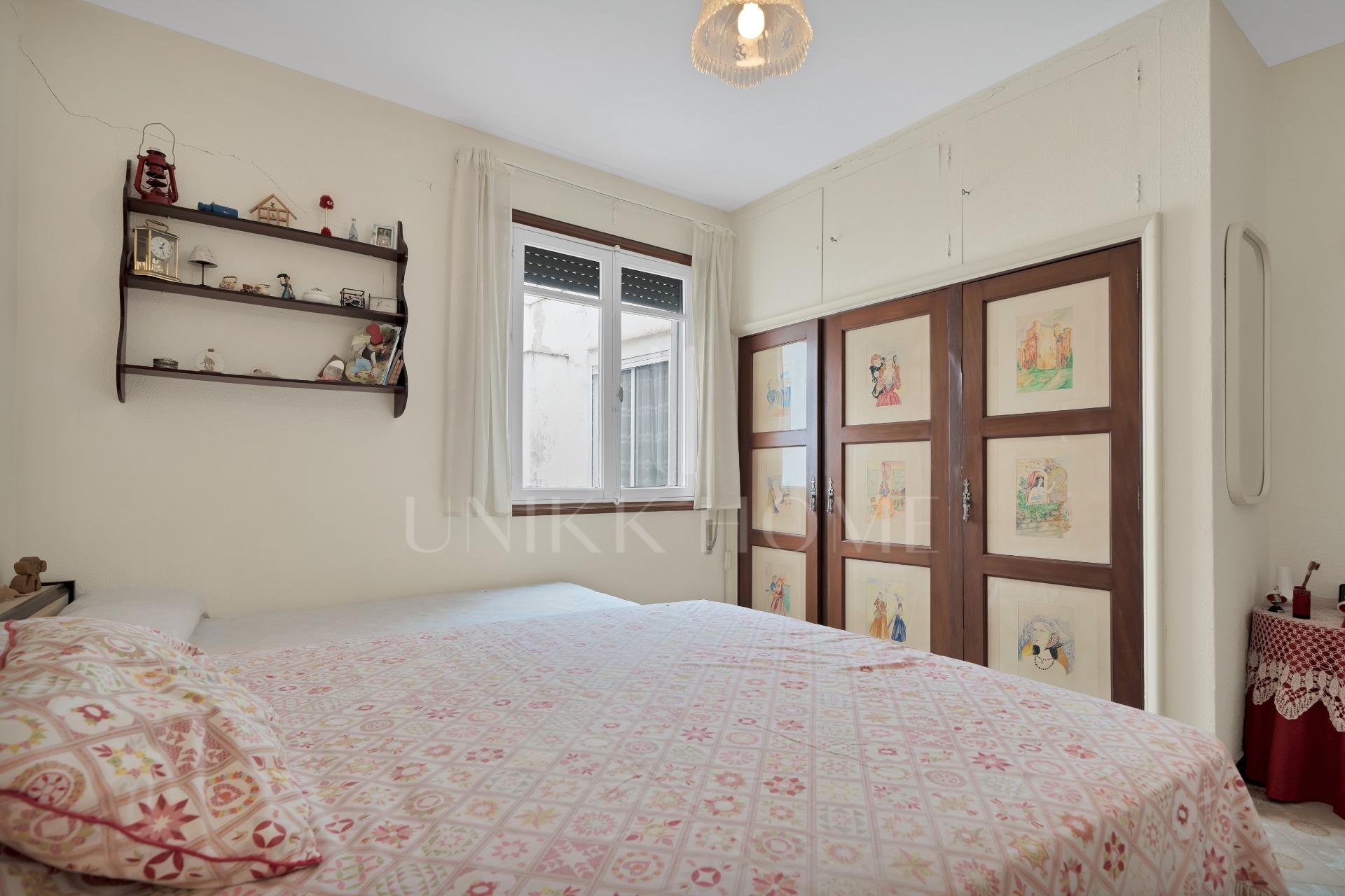 HOUSE IN THE HISTORIC CENTER OF TARIFA ON THE MEDIEVAL WALL.