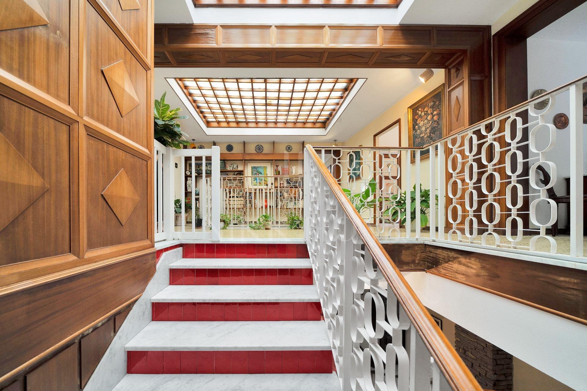 HOUSE IN THE HISTORIC CENTER OF TARIFA ON THE MEDIEVAL WALL.