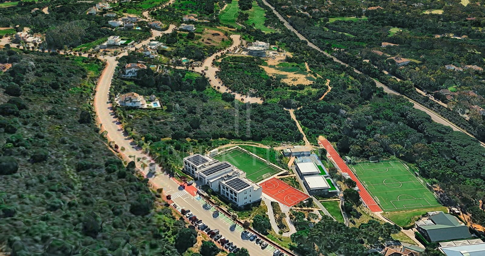 Large south-facing plot with sea views