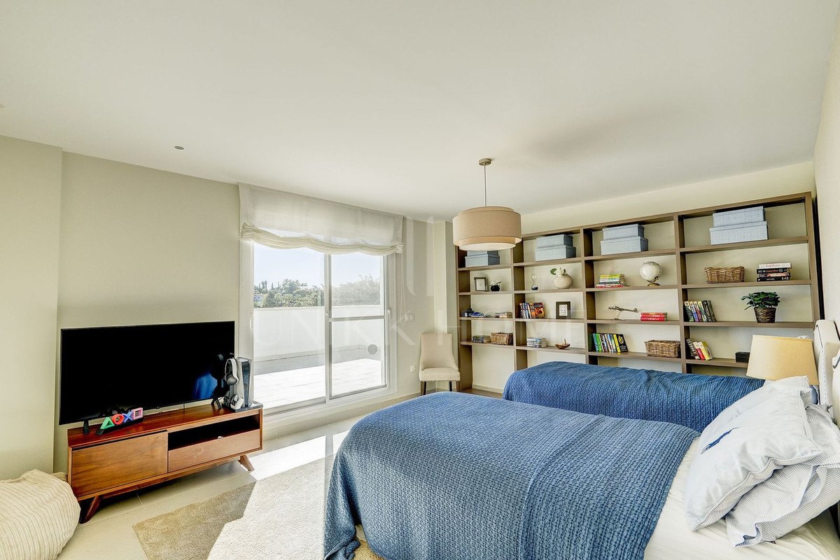 Large south-facing penthouse apartment