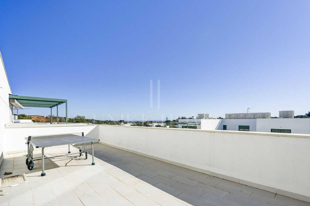 Large south-facing penthouse apartment