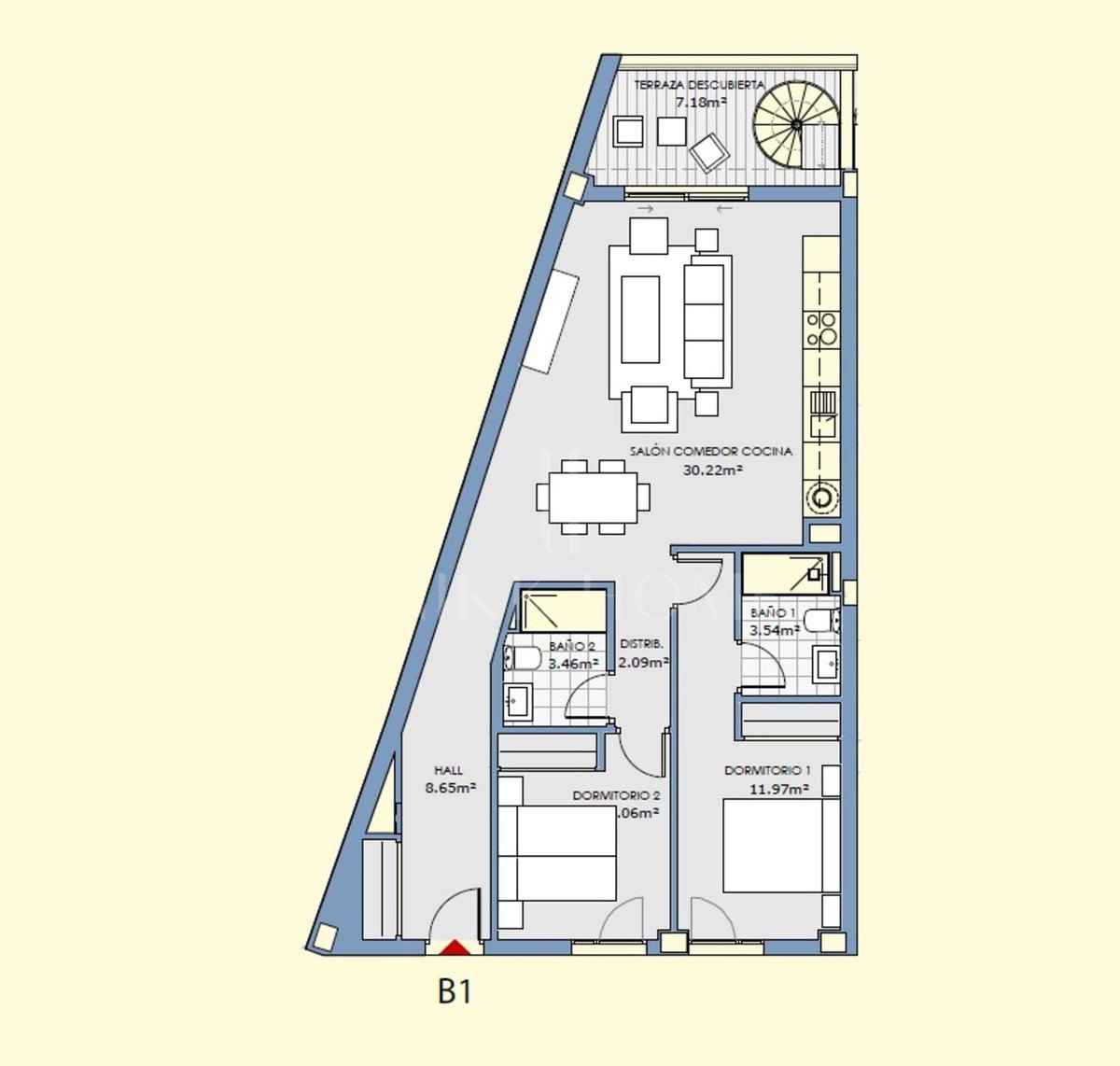 Ático en venta en Las Lagunas, Mijas Costa