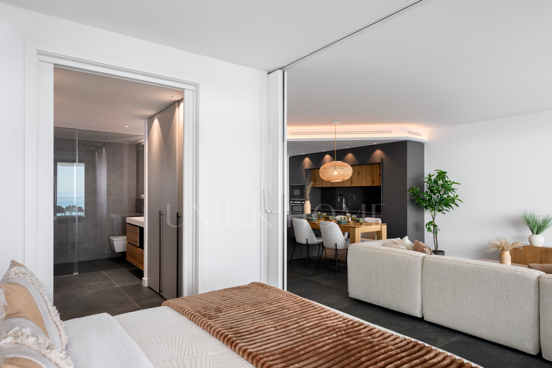 Excepcional apartamento de 2 dormitorios en la azotea con vistas panorámicas al mar | Carat, Reserva del Higuerón