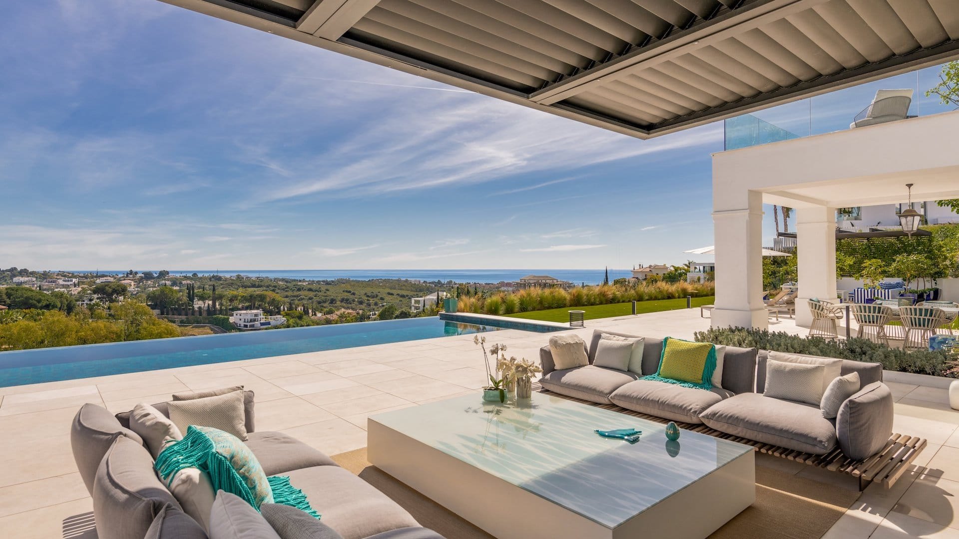 Villa en Marbella, vistas panorámicas