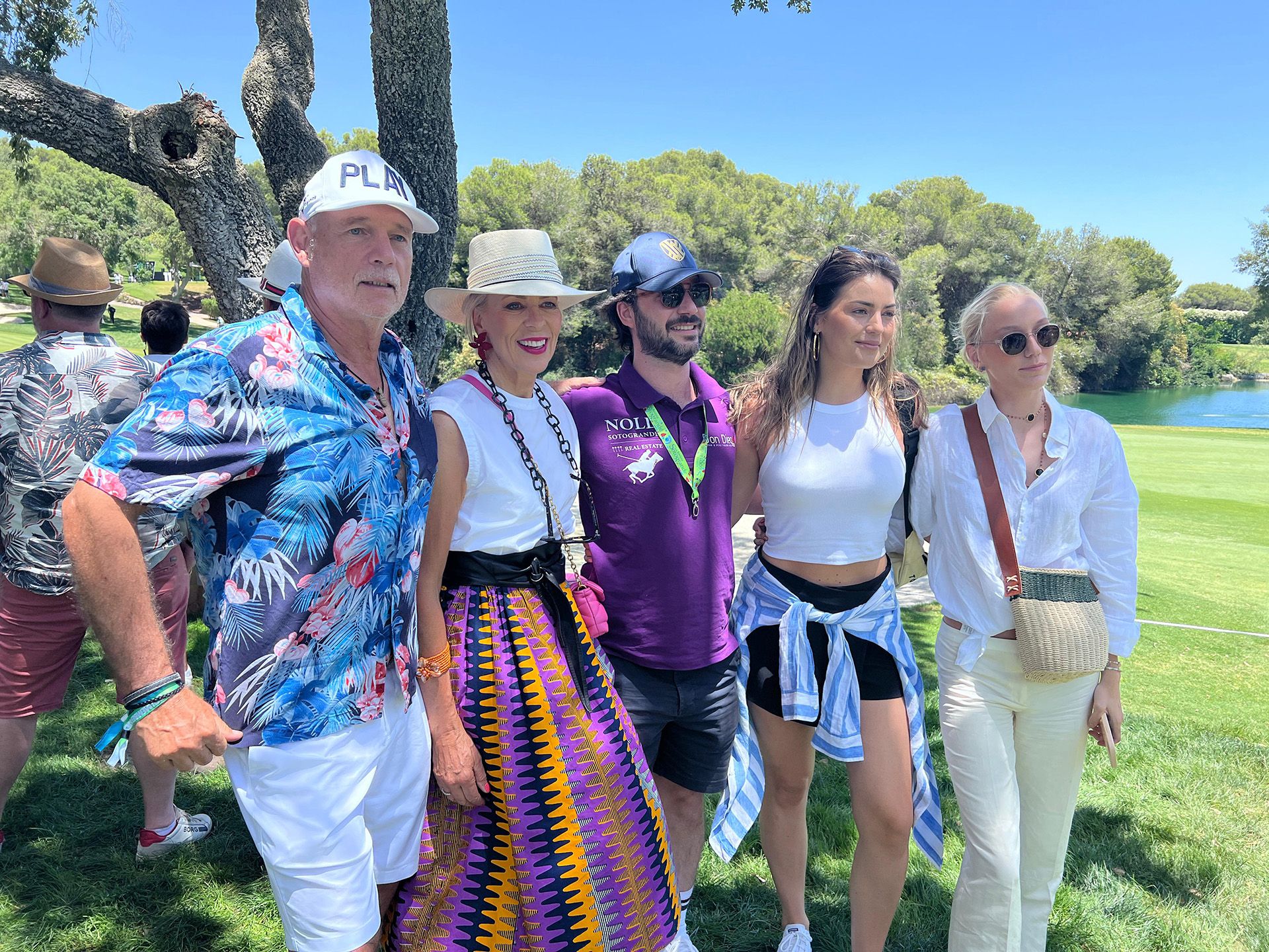 Charles Gubbins + Stephanie Noll + Jorge Martí + Camila Schüler + Maxima Rieg at LIV Golf Tournament 2024 - Sergio Garcia Champion