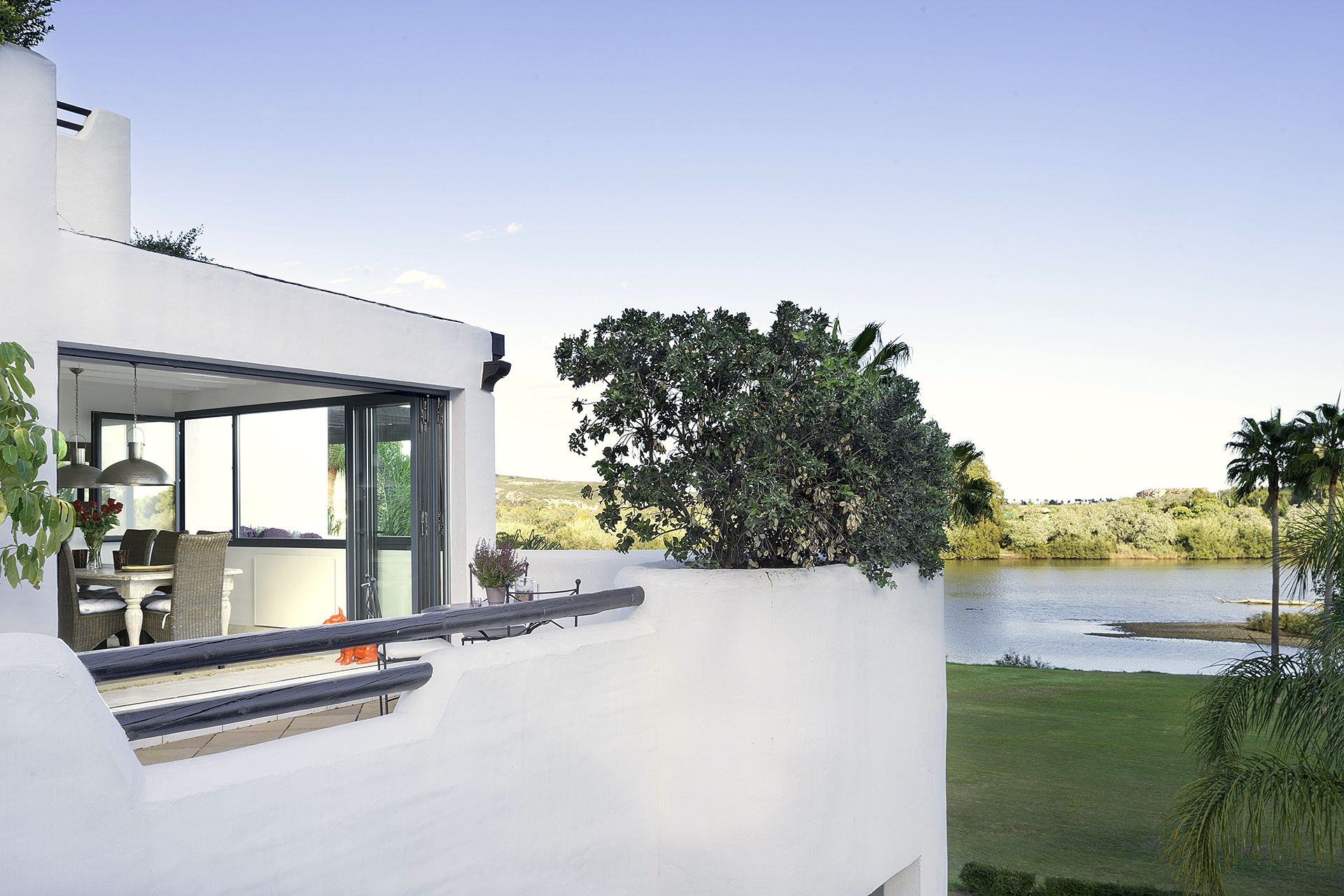 Inviting terraces in Sotogrande