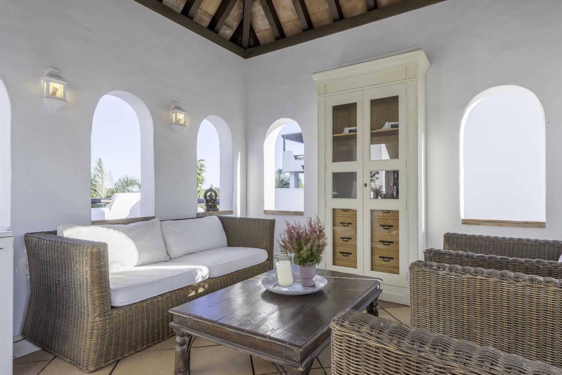 Inviting terraces in Sotogrande