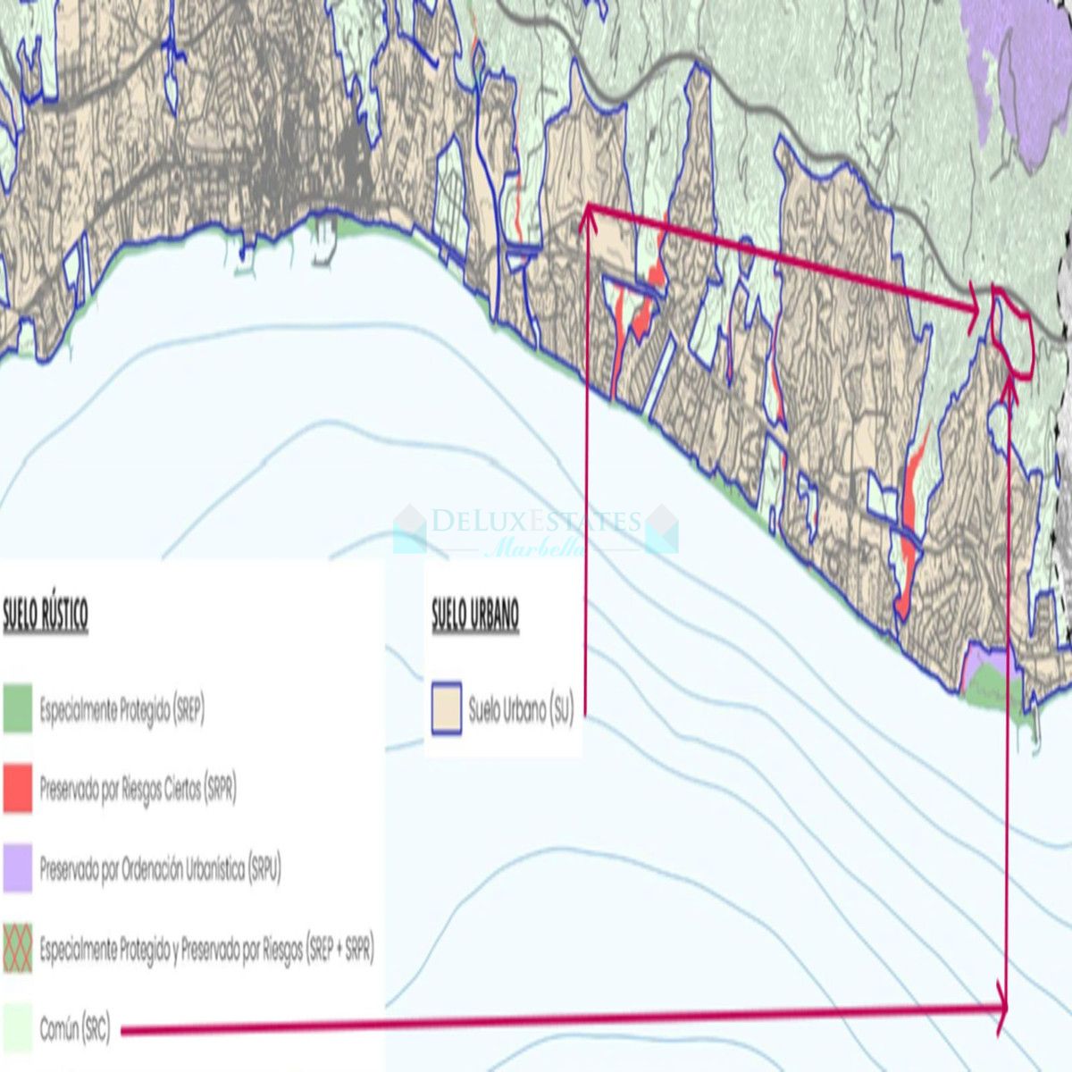 Parcela en venta en Las Chapas, Marbella Este