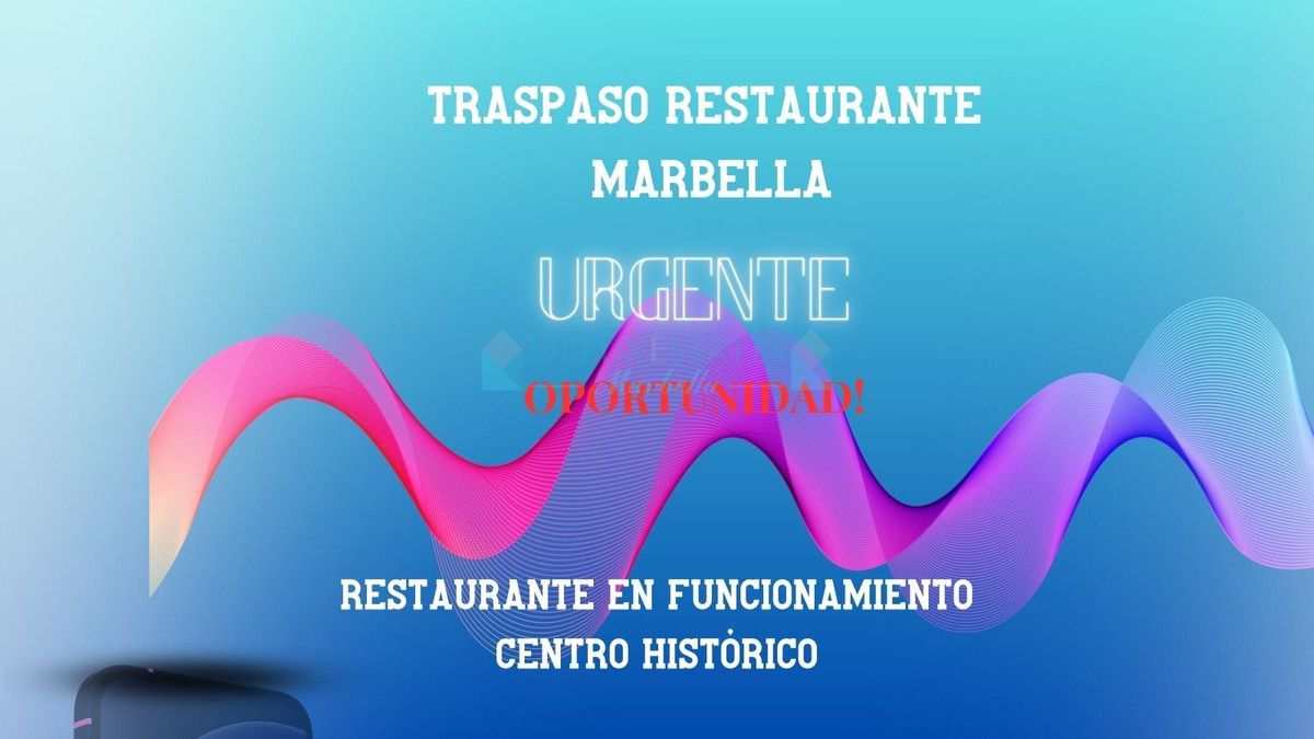 Restaurant for sale in Marbella