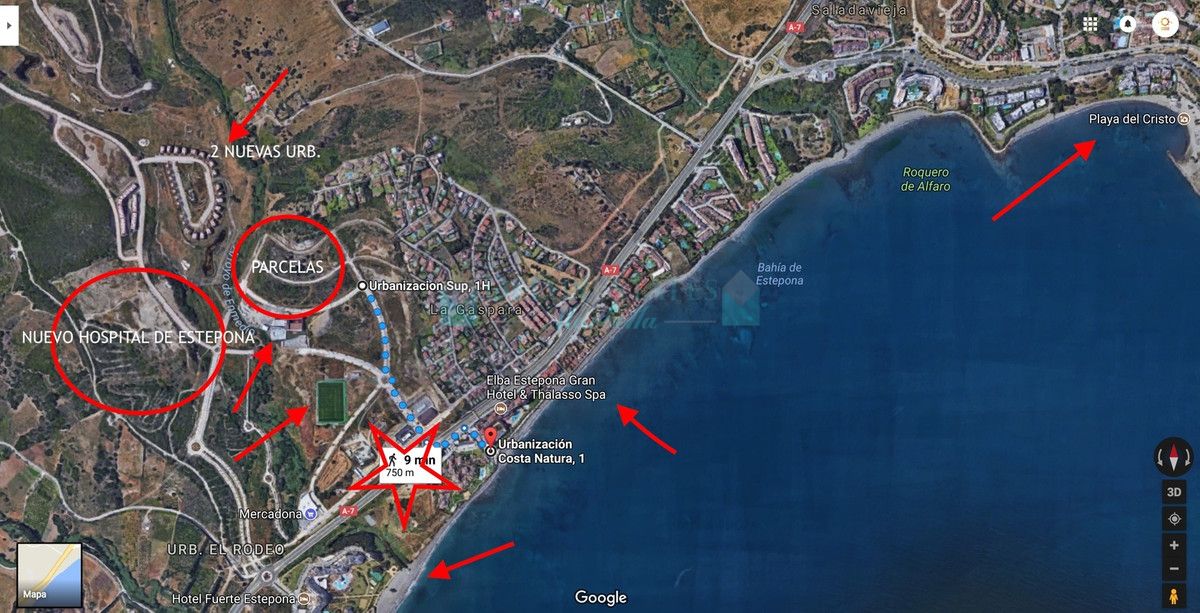 Residential Plot for sale in Estepona