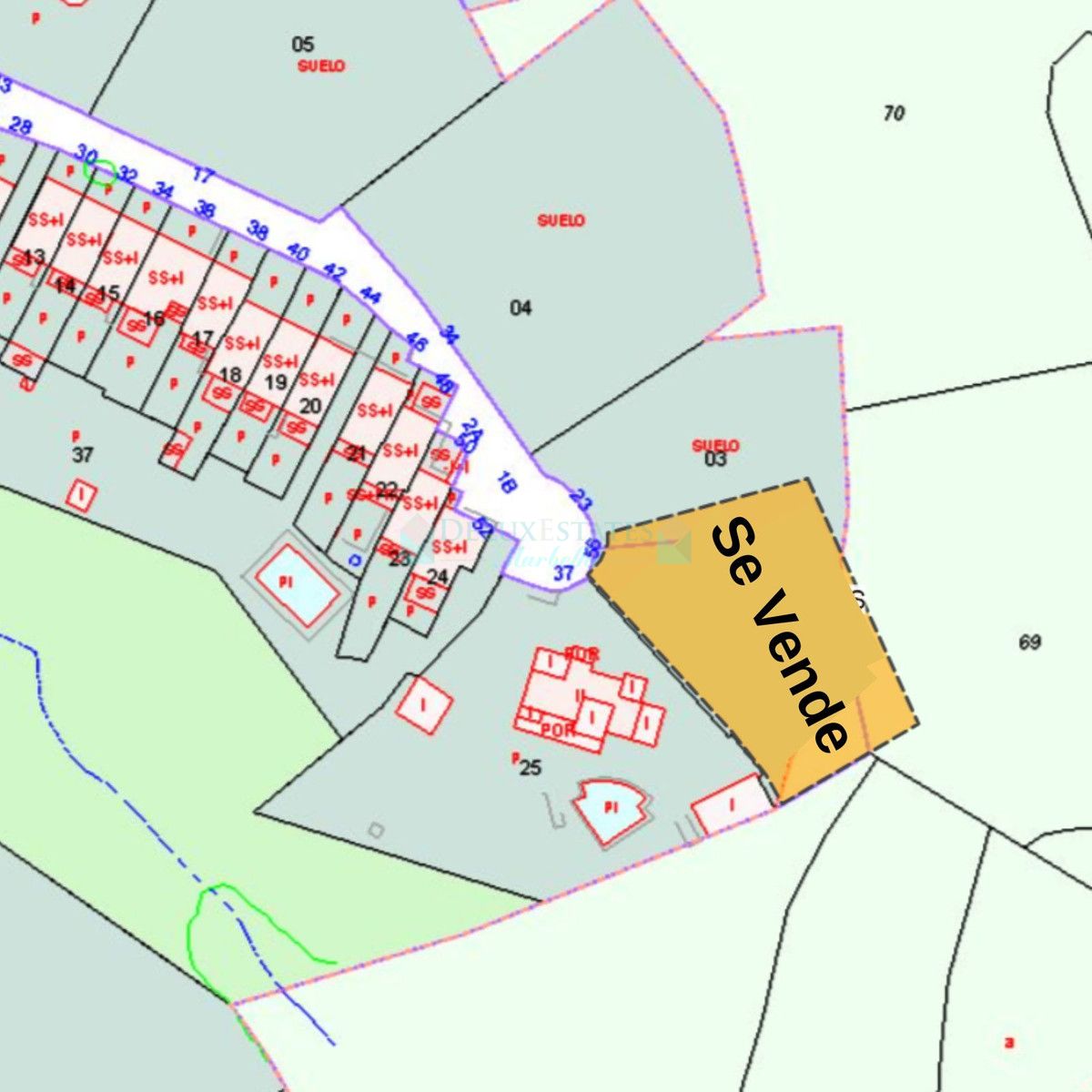 Parcela Residencial en venta en Estepona