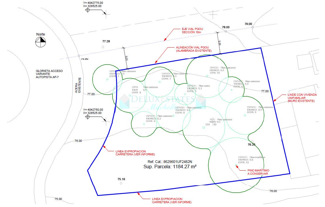 Parcela Residencial en venta en Marbella