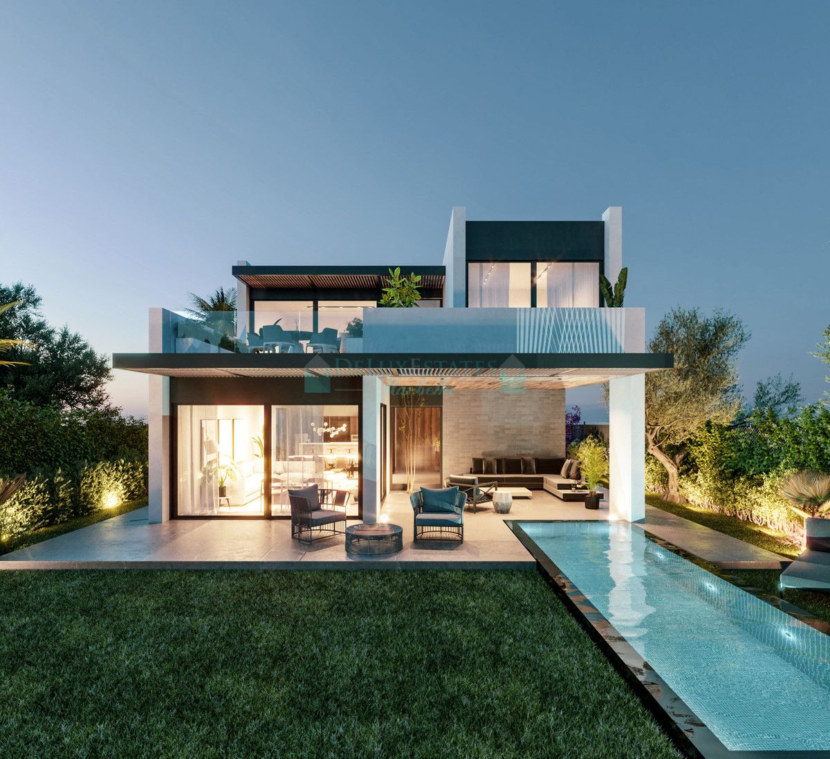 Villa en venta en New Golden Mile, Estepona