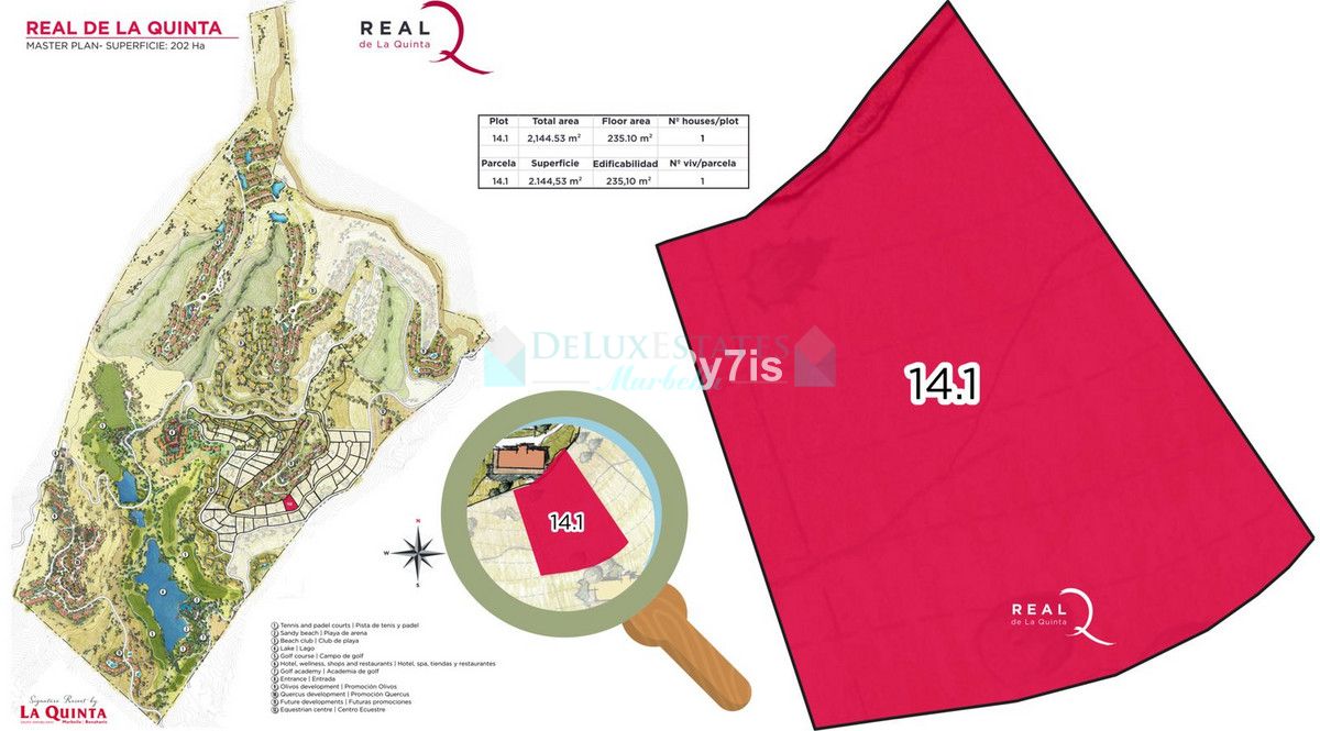 Residential Plot for sale in La Quinta, Benahavis