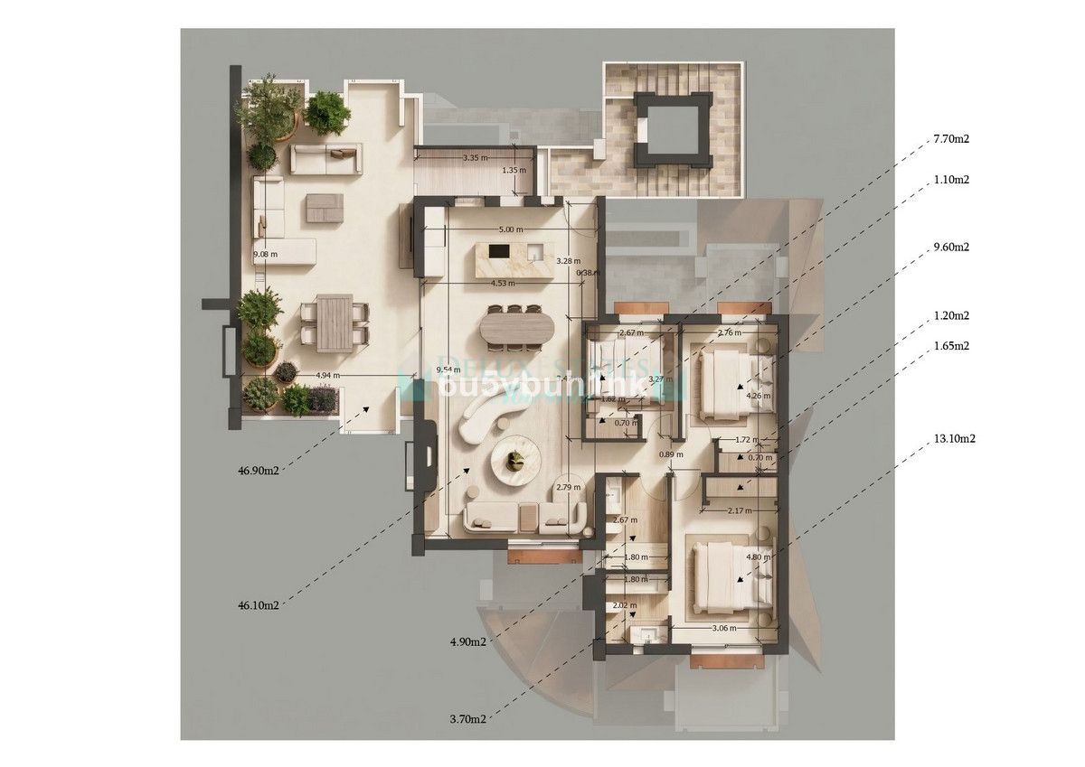 Ático en venta en Nueva Andalucia