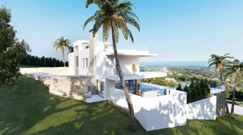 Una villa contemporánea y sostenible en construcción en La Reserva, Sotogrande