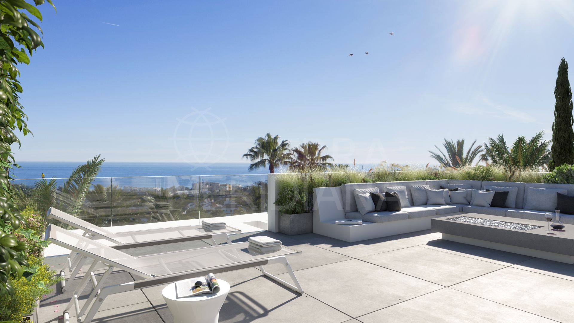 Villa sur plan avec vue sur Le Blanc, en vente à Sierra Blanca, Marbella Golden Mile