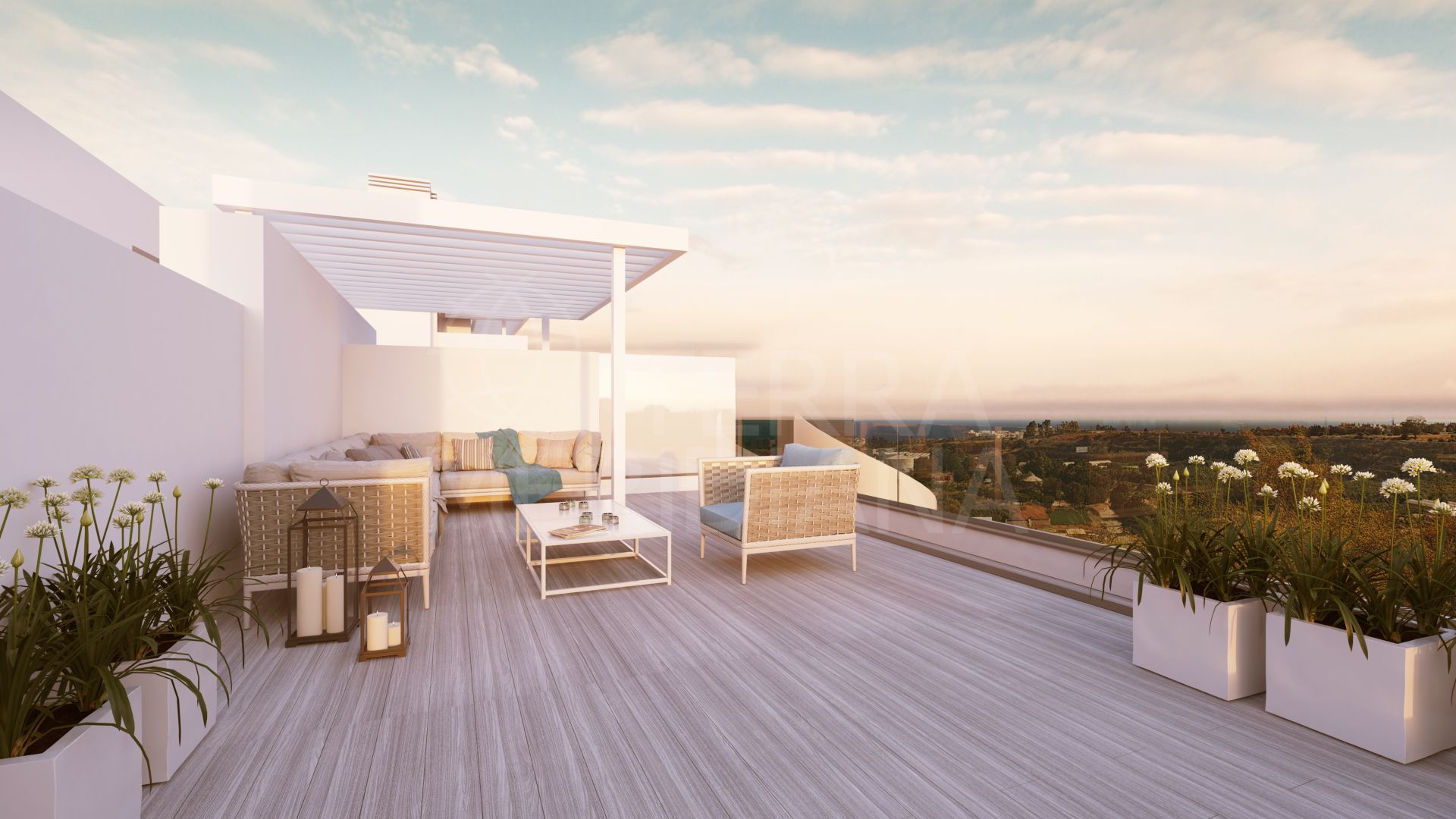 Off-plan penthouse with solarium in Oceana Views, Cancelada, New Golden Mile, Estepona