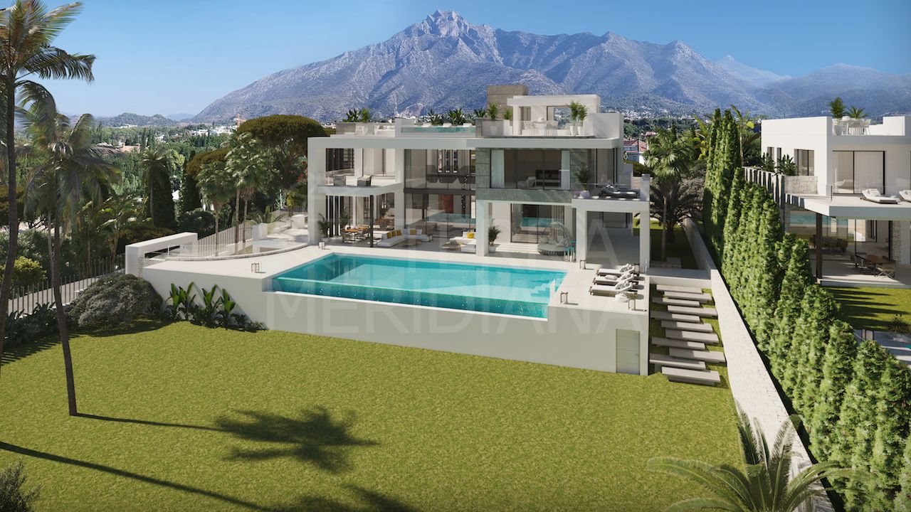 Exceptional off-plan villa with sauna and gym for sale in the heart of the Marbella Golden Mile