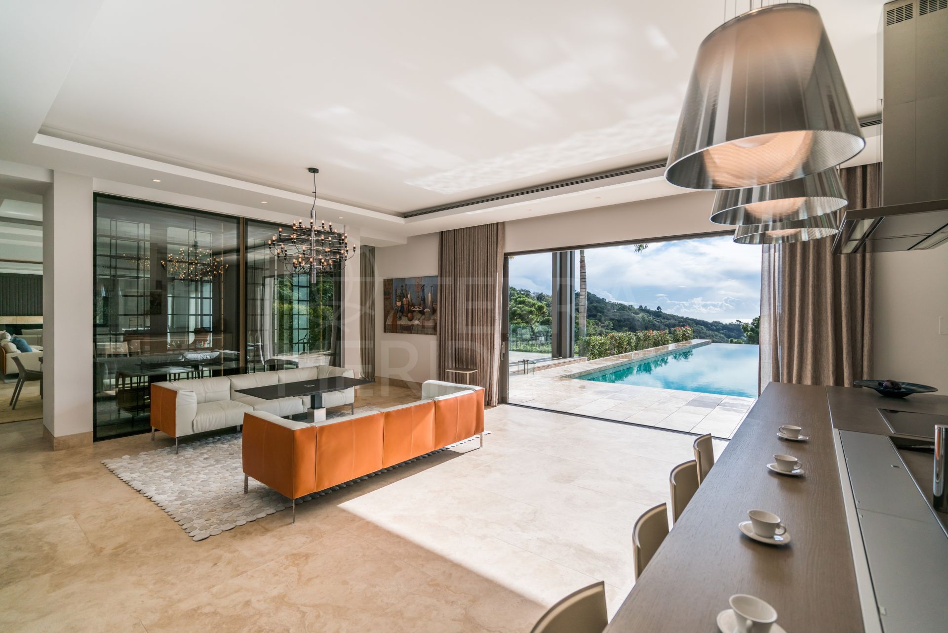 Contemporary new 7 bedroom villa for sale in La Zagaleta, with panoramic views to the sea