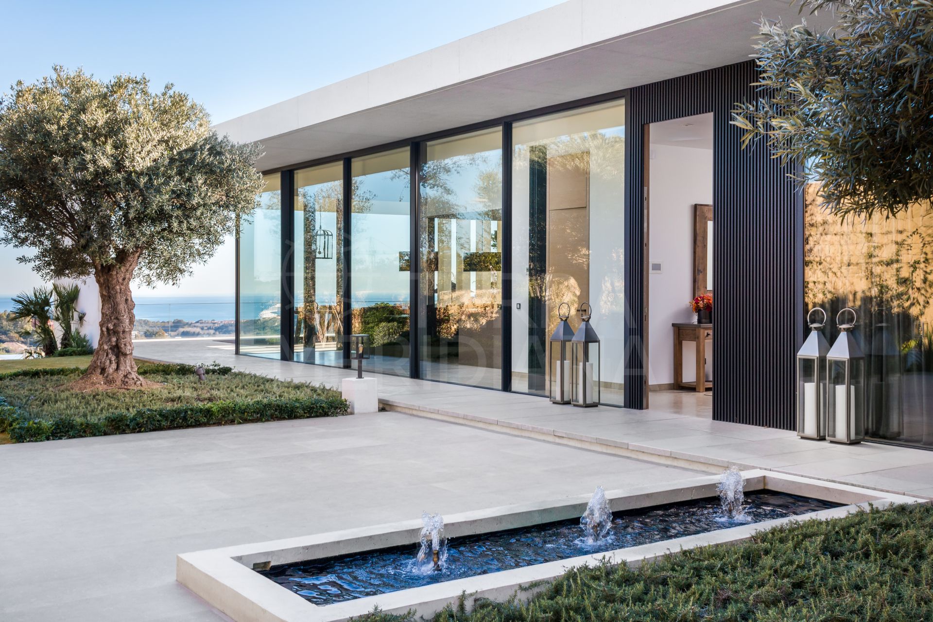 Off plan contemporary 4 bedroom villa for sale front line Cortesin Golf, Casares