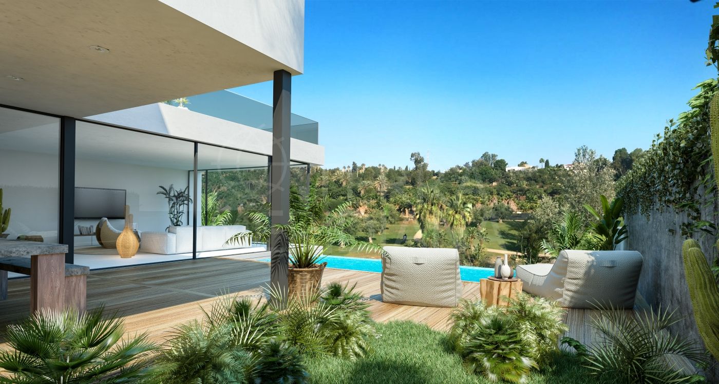 Luxurious new 4 bedroom villas for sale in El Campanario, Estepona with private swimming pool