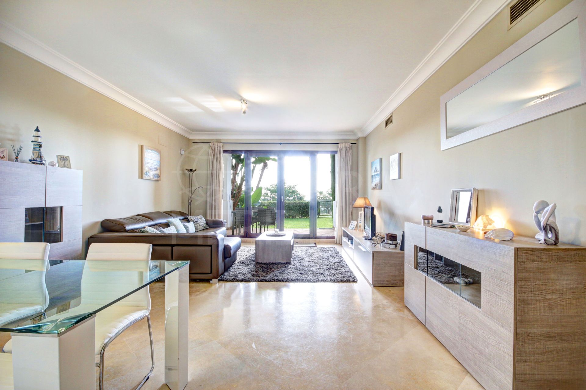 Fabulous 2 bedroom garden apartment for sale in Finca Cortesin Golf Resort, Casares,