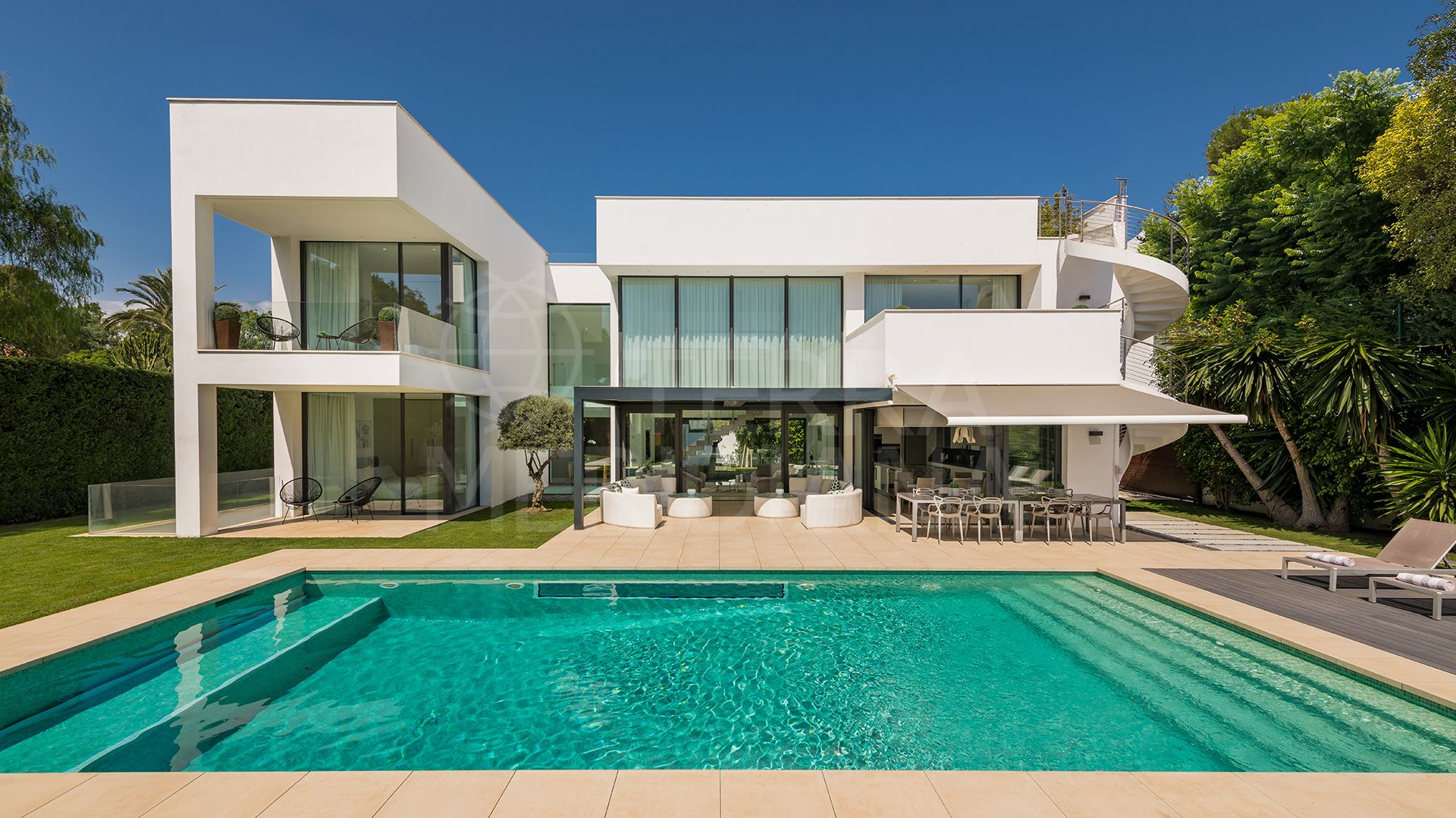 Exquisite Mediterranean luxury villa a short stroll from the beach for sale in Puerto Banus, Marbella