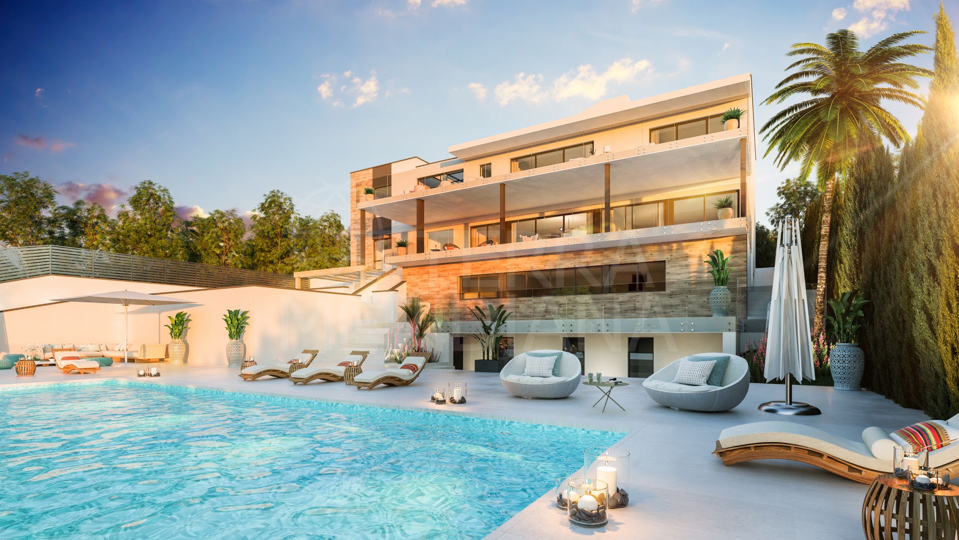 Villa de lujo de nueva construcción de 4 dormitorios con vistas panorámicas en venta en Sotogrande Alto