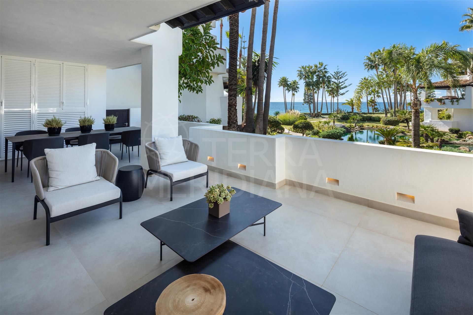 Ground Floor Apartment For Sale In Puente Romano Marbella Golden Mile With Sea Views