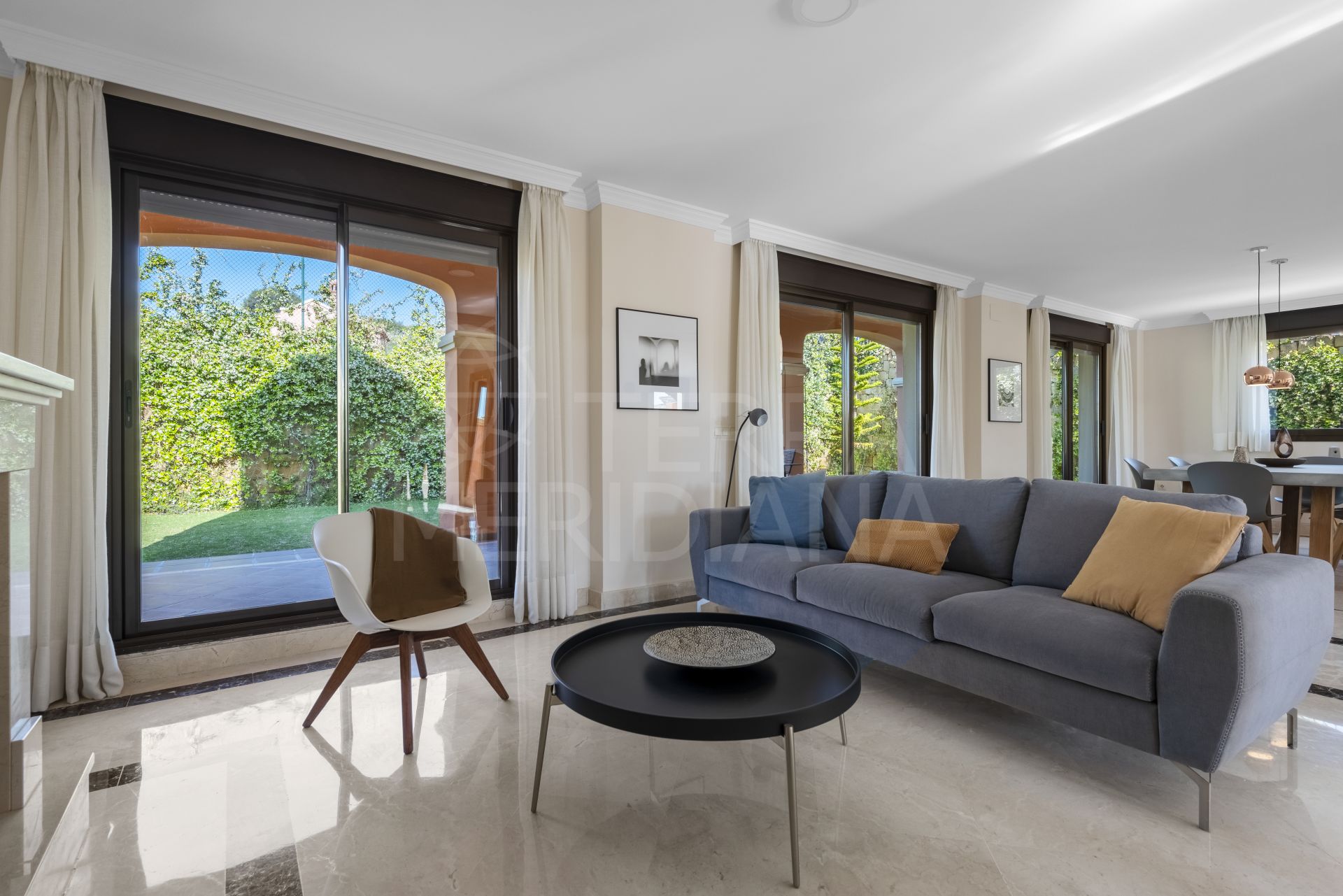 Brand new customisable semi-detached house with private garden for sale in Azata Golf Villas, Estepona