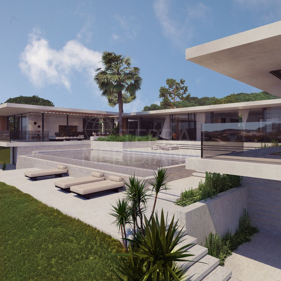 Incroyable terrain à bâtir avec vue spectaculaire à vendre dans le Marbella Club Golf Resort, Benahavis