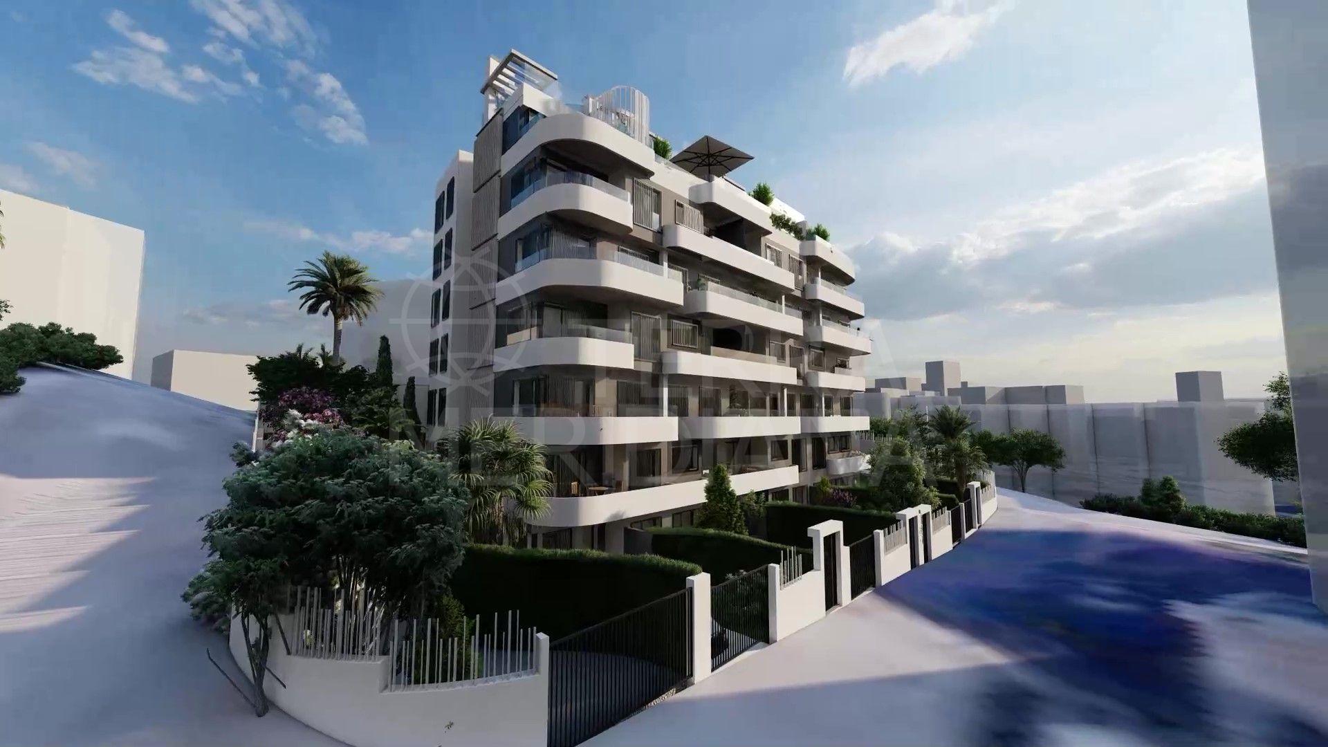 Lovely brand new ground floor apartment with garden in the centre of town for sale in Estepona Plaza