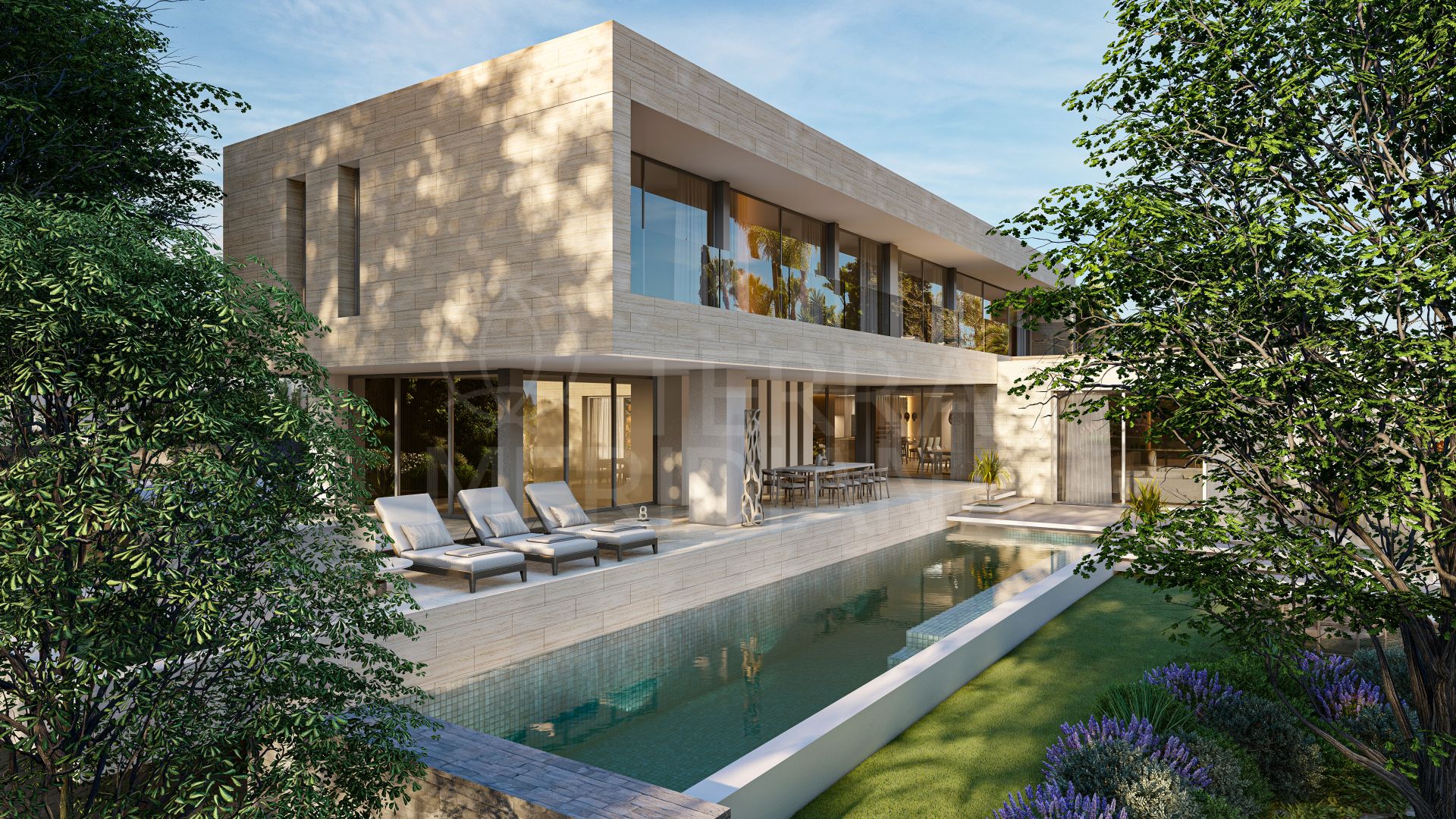 New villa with a sleek polished contemporary design for sale in Cascada de Camojan, Marbella Golden Mile
