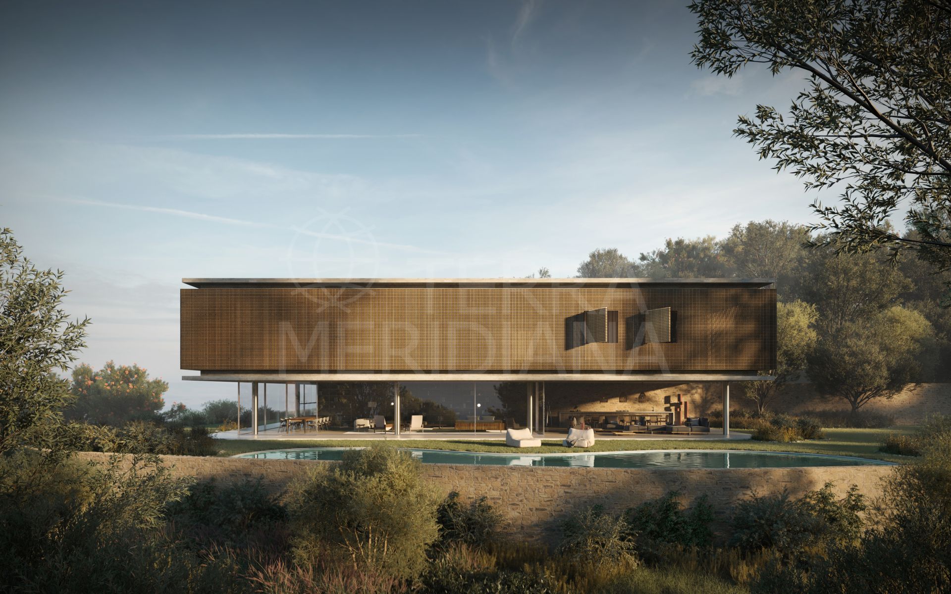 Villa de diseño exclusivo de última generación de Marcio Kogan en venta en El Madroñal, Benahavís