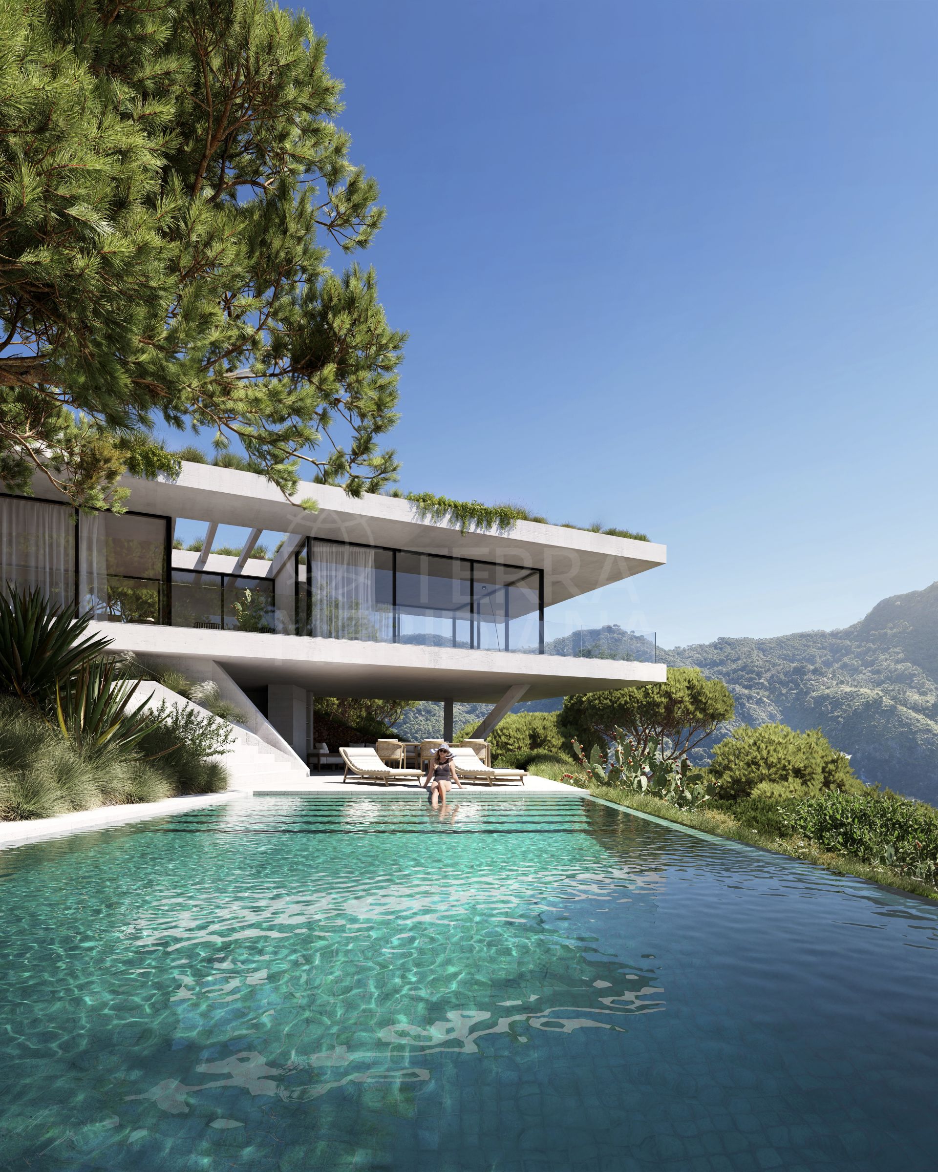 Vie de luxe durable: une retraite verte moderne à vendre à Vitae Villas, Monte Mayor, Benahavis